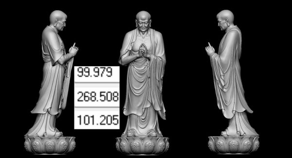 File 3d mẫu Tôn Giả Annada - Ca Diếp